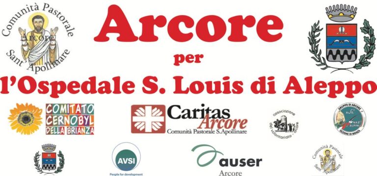 Scopri di più sull'articolo ARCORE PER OSPEDALE S.LOUIS DI ALEPPO