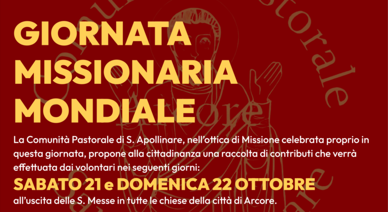 Scopri di più sull'articolo GIORNATA MISSIONARIA MONDIALE